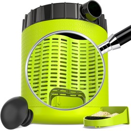 NEPTONION Professional Cricket Keeper Live Worm Organizer Tank with Rubber Seal, Dubia Roach Habitat with Bug Dirt Management Function, Perfect for Keeping Silkworm, Cricket,Dubia Cockroach,Superworms