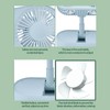 Desktop Double Fan Dual Motor 135° Angle Adjustable Handheld Fan