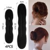 FMYODWU Pack of 4 Magic Bun, Bun Maker Upgraded Hair