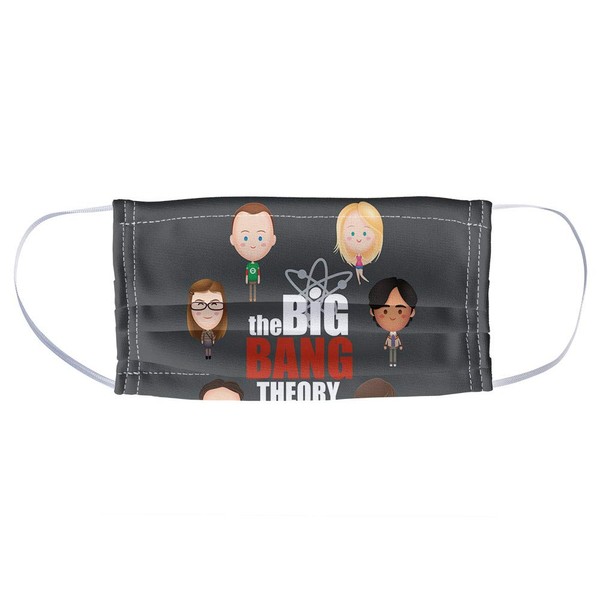 Popfunk The Big Bang Theory 1-Ply Reusable Face Mask Covering,