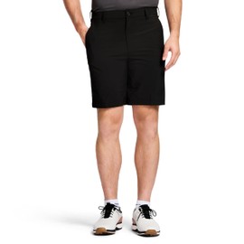 IZOD Mens 9.5" Swingflex Stretch Straight Fit Golf Shorts, Black, 42 US