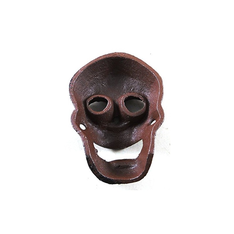 Cast Iron Wall Mounted Skull Bottle Opener