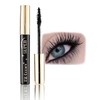 Waterproof Black Mascara - 4D Silk Fiber Extra Long Volumising