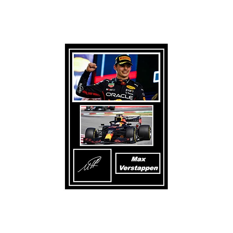 Generic Max Verstappen Formula One F1 Signed/Autographed Print. (A4 Print