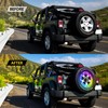 RGB Spare Tire Brake Light Compatible with Jeep Wrangler 2007-2018