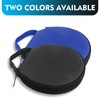 MOXRUQ 1 PC Car CD Storage Bag, 6.3" diameter Round