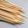 200 Pieces Paddle Bamboo Skewers, Flat Burgers Sticks Children Skewers