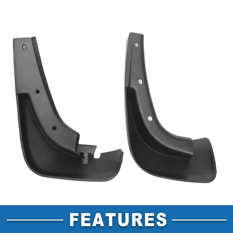 A ABSOPRO Mud Flap Splash Guard with Mount Accessories Front