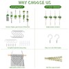 SFENNGPET Macrame Plant Hangers, 6Pack Hanging Planters for Indoor Plants