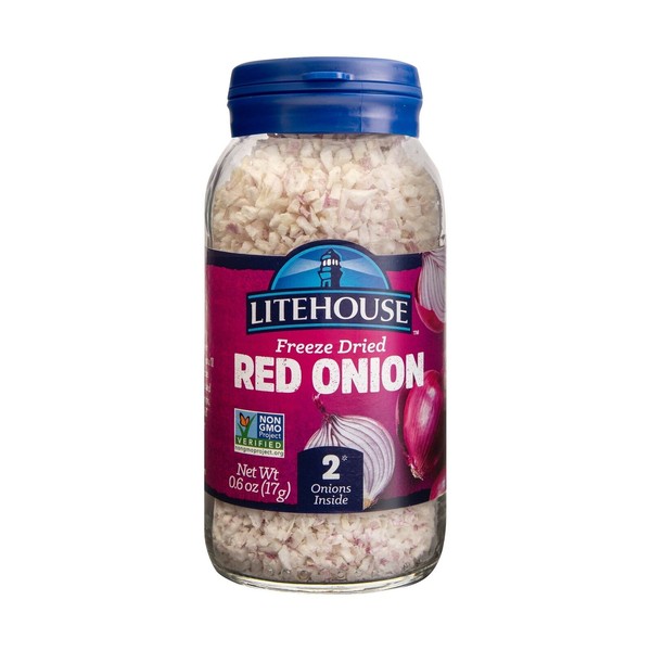 Litehouse Freeze Dried Red Onion 0.60 Oz. Non-GMO & Gluten-Free High quality