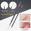 Pimple Popper Tool Kit - Boxoyx 10 Pcs Blackhead Remover