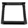 ECOTRIC Truck Step Universal Perforated Cable Step Black Steel 1Pc