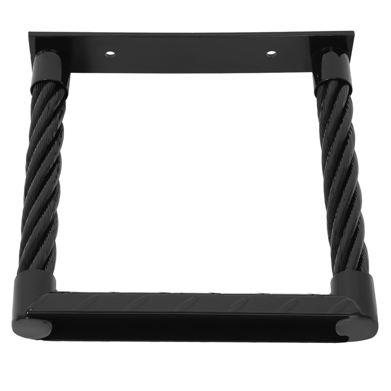 ECOTRIC Truck Step Universal Perforated Cable Step Black Steel 1Pc