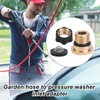 BOXOB Garden Hose to Pressure Washer Adapter, 3/4" Female to