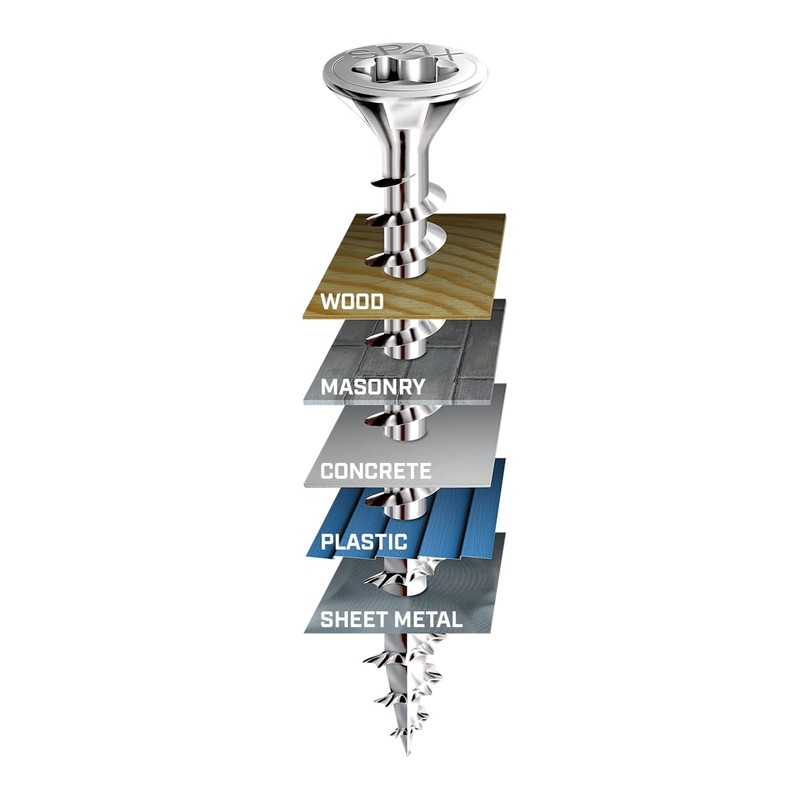 SPAX #10 x 3 Exterior Flat Head Deck Wood Screws