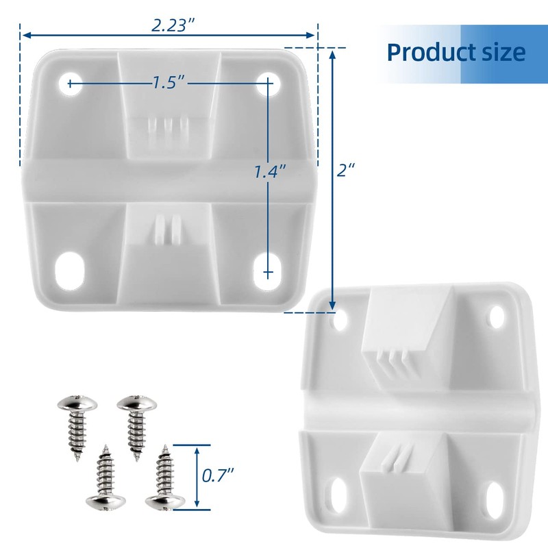 Cooler Plastic Hinges Replacement for Coleman - Replacement Hinges for