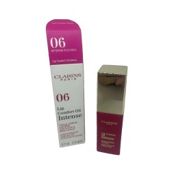 CLARINS Lip Comfort Oil Intense 06 Intense Fuschia 7 ml./ 0.2 Oz. New