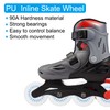 PATIKIL Multicolor Light Up Inline Skate Wheels 80mm, 4Pcs LED