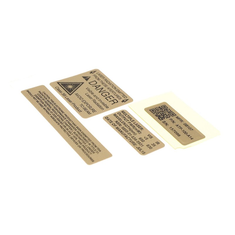 FMA AN/PEQ-15 03ラベル STD デカールキット GOLD
