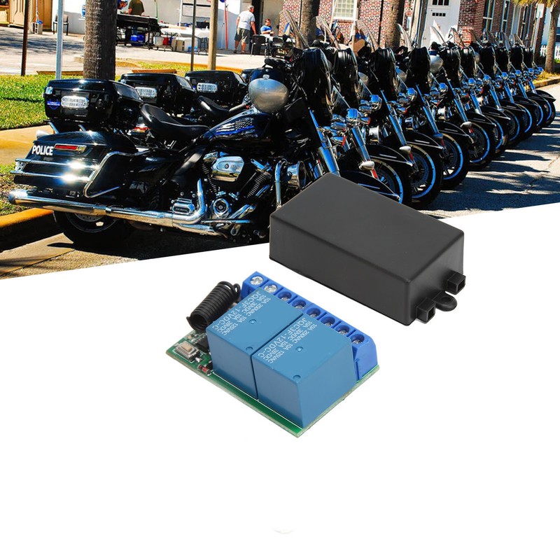2 Channel Antitheft Alarm Wireless Relay Switch with Remote Control