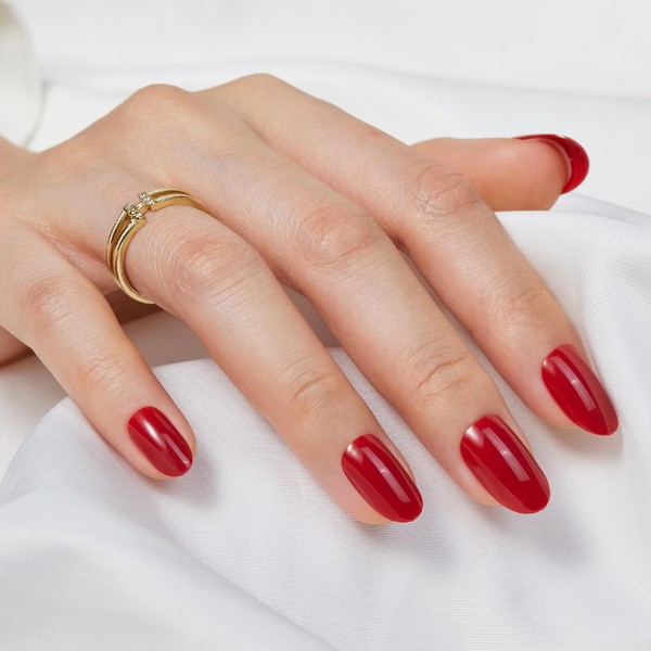 FYB Press On Nails, Short Almond Nails, Fake Nails Kit,