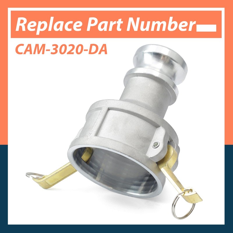 Lisnhlin CAM-3020-DA Camlock Fitting Type DA 3" Female Camlock x