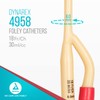 Dynarex 4958 Foley Catheters, Suitable for Children and Adults, Sterile