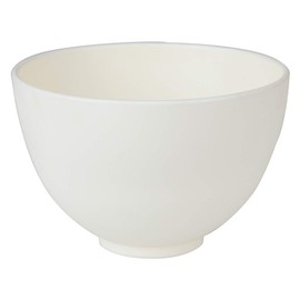 Mild Rubber Bowl, Size L, Diameter 5.1 inches (13 cm), White, Rubber Ball, Color Bowl, Cup Bowl, Esthetic, Salon, Rubber Bowl, Cup, Unbreakable, Dental