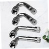 BESPORTBLE 4pcs Brass Valve Stem Extensions Angle Adapters for Car