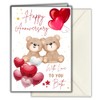 Anniversary Card For Couples - Happy Anniversary To You Both