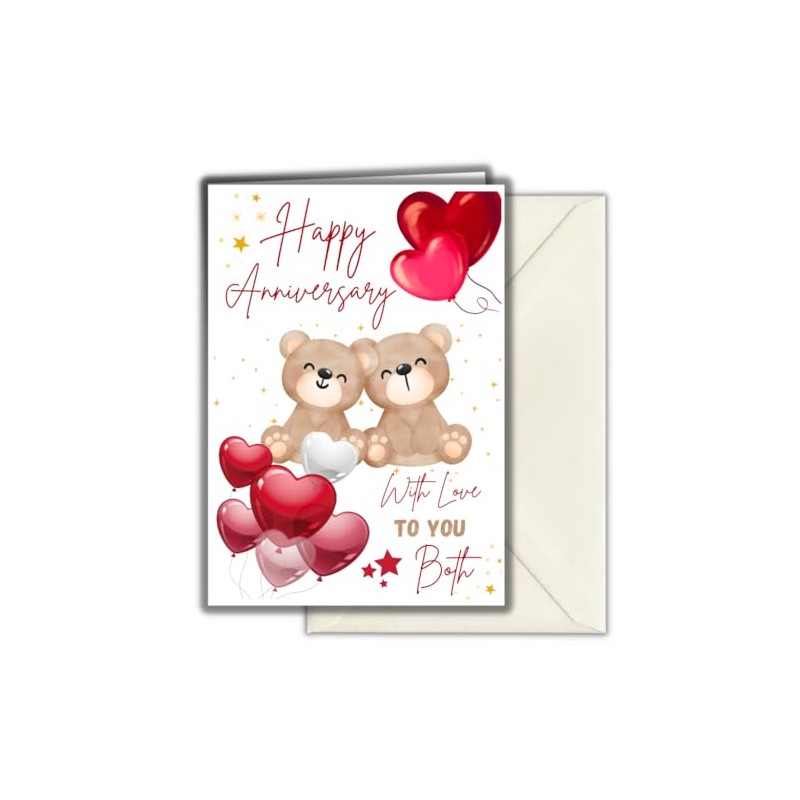 Anniversary Card For Couples - Happy Anniversary To You Both
