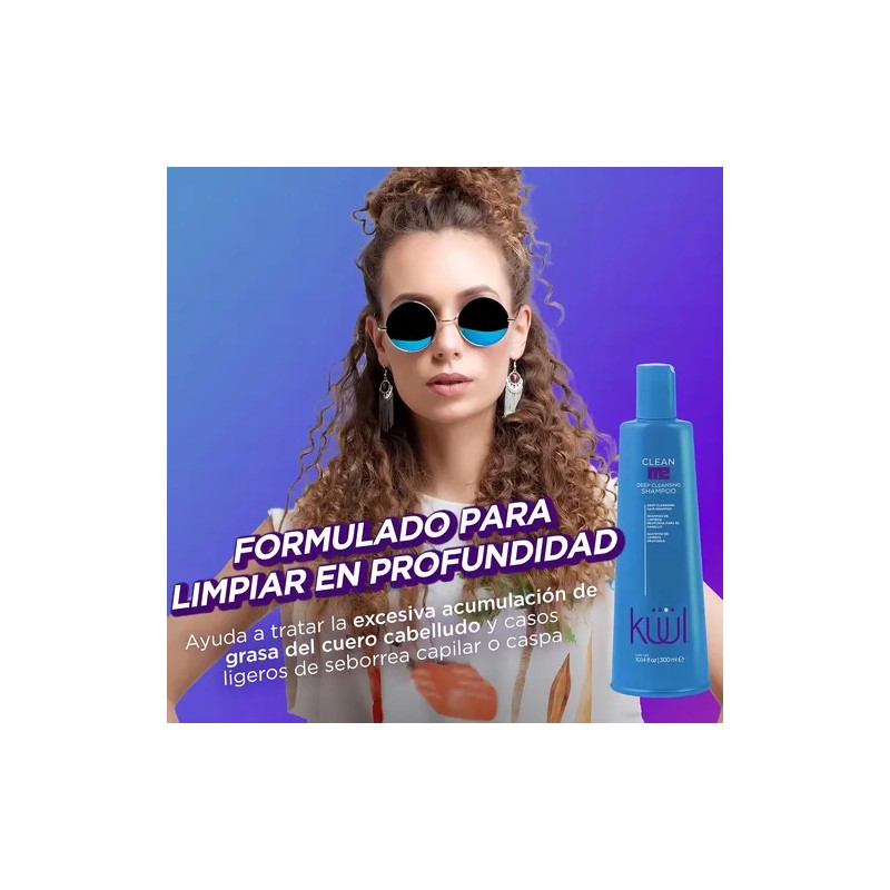 Küül Clean Me Shampoo Deep Cleansing Para Cabello 300 Ml