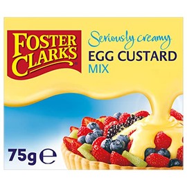 Foster Clark's Egg Custard Mix Flavoured Pudding Instant Custard Mix Dessert 75g