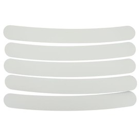 5 Premium White Tab Clergy Collar Insert 8 1/2" x 1 1/8" replacment para Flex Made in Italy Package of 5 Made in Italy