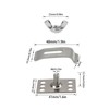 Rrina 10Pcs 304 Stainless Steel Heavy Duty Sink Clips Kit,