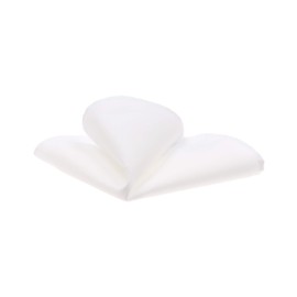 Venti Men's Structure Accessories Plain 25 cm x 25 cm, White beige