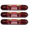 Bridgford Summer Sausage 16 oz Pack of 3 - Gluten-Free