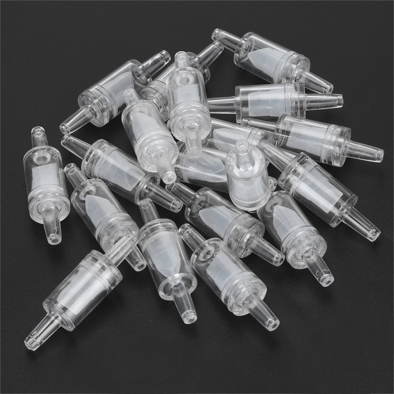 Aquarium White Check Valve Fish Tank One Way NonReturn Check
