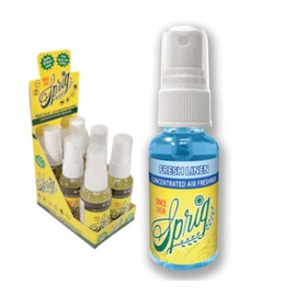Sprig Spray Air Freshener, Made in the USA Since 1959 (Box of 6) (Fresh Linen)