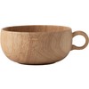 taffeta Round Soup Cup (Rubber Wood)