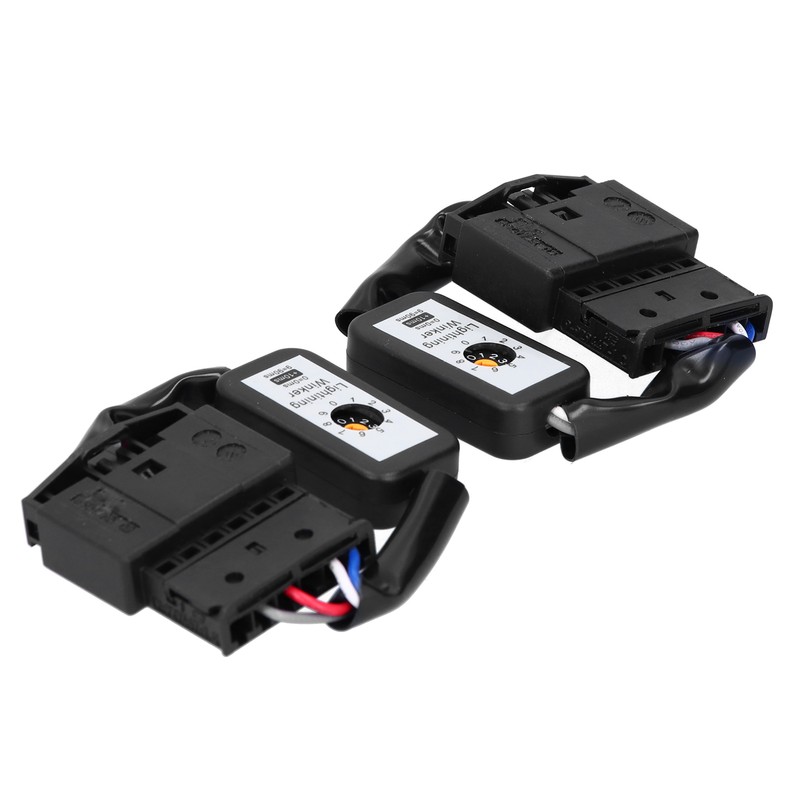 Pair LED Tail Lights Dynamic Turn Signal Adapter Harness Blinker