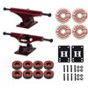 Core Hollow Lightweight Skateboard Trucks 8.0" + 54mm Spitfire Burners