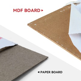 Transon 9x12in MDF No Warping Artist Painting Canvas Panel Board 12-Pack Acid-Free Primed for Normal and Heavy Duty Painting