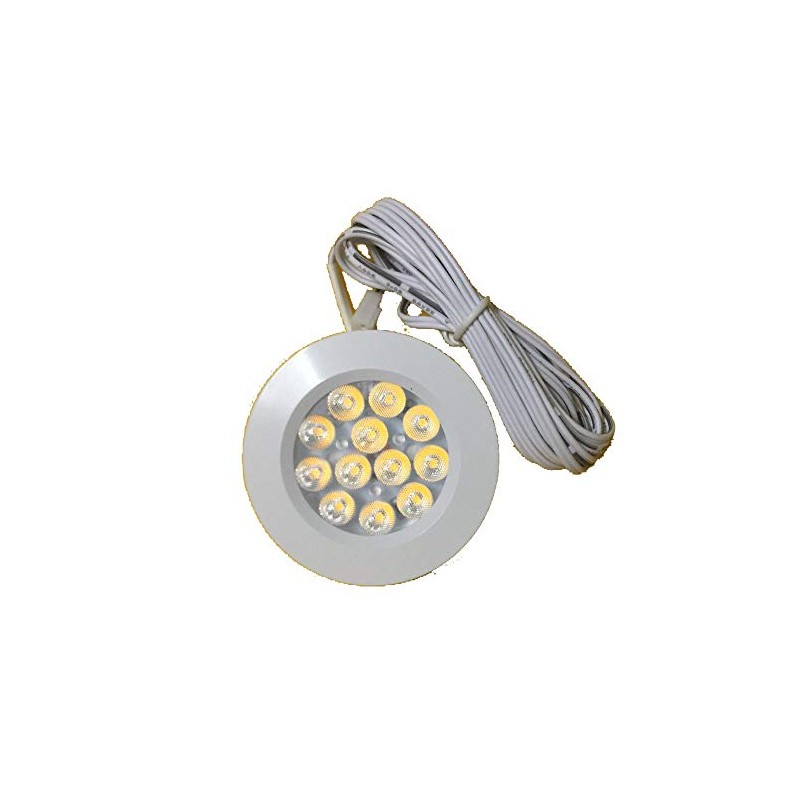 Getwefire Dimmable 3pcs recessed installtion 3w DC 12v led Puck