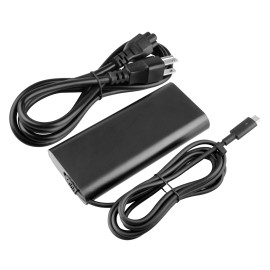 ABLEGRID 130W USB-C Type-C AC Adapter Charger For Dell XPS 15 9520 Power Supply Cord PSU