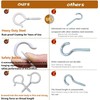 Ybaoo 25 PCS Q Hanger Hooks with Safety Buckle, Windproof