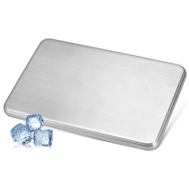 Abaodam Stainless Steel Ice Pack Reusable Ice Pack for Lunch Boxes Coolers for Outdoor Picnics Travel and Keeping Food Fresh Durable Multipurpose