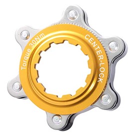wilesev Aluminum Disc Brake Rotor Adapter for Converting Shimano Center-Lock hubs to fit 6-Bolts Rotors,Center-Lock Adapter for 12mm Thru-Axle Hub,fit 6 Rotors,QR compatible version