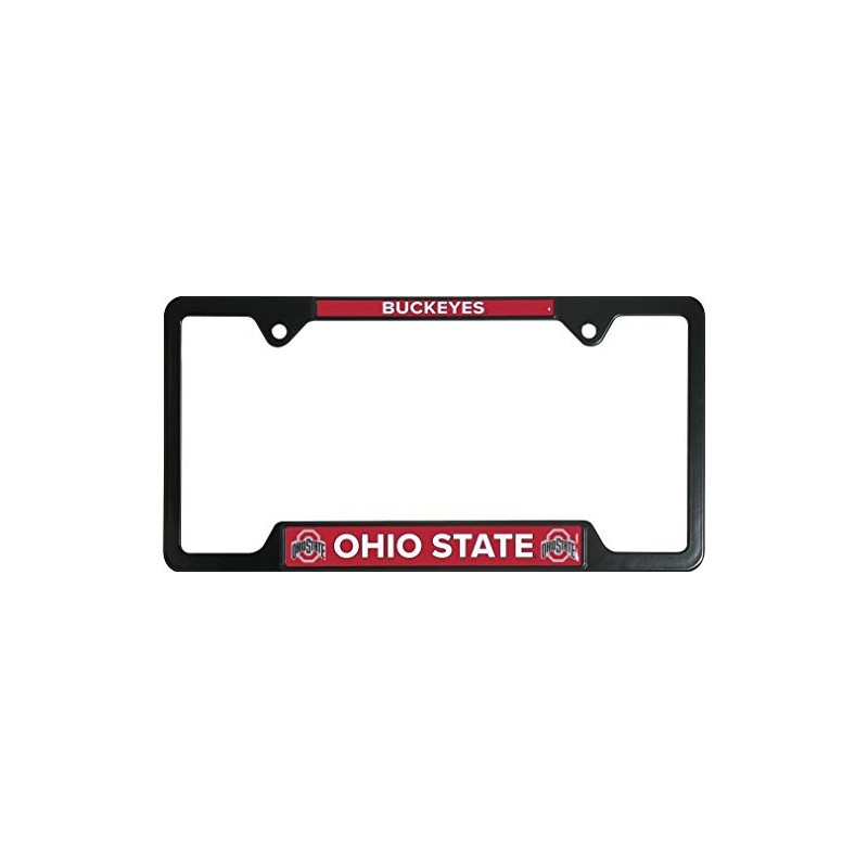 Black Metal License Plate Frame - Second Generation - Mascot