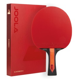 JOOLA Red Carbon X Table Tennis Bat - High-End Table Tennis Bat with Micron+ Pads & Cloudlast Sponge